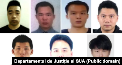 Pozele celor șapte hackeri chinezi căutați de FBI