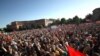 Armenia - People attend an anti-governmenrt rally in Yerevan, May 9, 2024. 