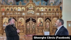 Gheorghe Cârciu, director DPRP, este un cunoscut al bisericilor din diaspora. Aici, cu IPS Nectarie, noul episcop vicar al Arhiepiscopiei Ortodoxe Române a Europei Occidentale.