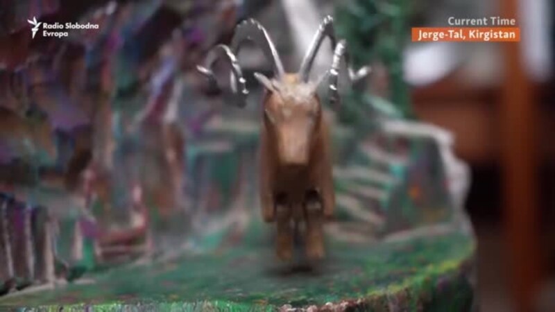 Divlje koze glavne zvezde drevnog lutkarskog pozorišta u Kirgistanu