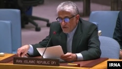 Amir Saeed Iravani. the Iranian ambassador to the United Nations (file photo)