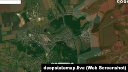 Мапа проєкту DeepState від 22 травня відображає просування російських військ на східному фланзі Часового Яру у районі «Канал»