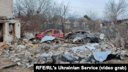 خسارات ناشی از حمله هوایی روسیه در یک منطقه اوکراین - عکس از آرشیف