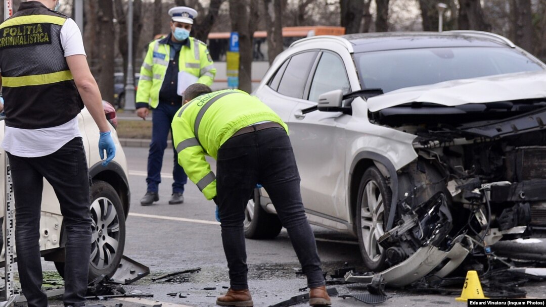 Imagine generică de la locul unui accident