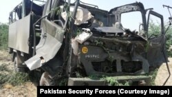A convoy of Pakistan security forces was hit by a suicide bomber in the South Waziristan tribal ditrict of Khyber Pakhtunkhwa Province on May 27. 