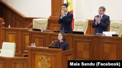 Președinta Maia Sandu în legislativul de la Chișinău, 17 martie, 2023