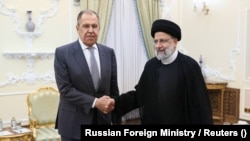 Lavrov i Raisi u Teheranu, 23. listopada 2023.