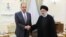 سرگئی لاوروف (چپ) وزیر خارجه روسیه در دیدار مهرماه امسال خود با ابراهیم رئیسی در تهران