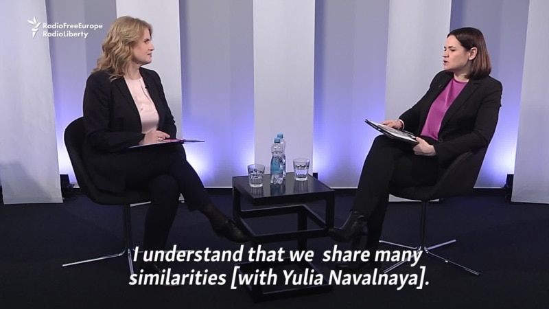 Belarusian Opposition Leader Expresses Strong Support For Yulia Navalnaya