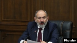 Armenia -- Prime Minister Nikol Pashinian speaks in the National Assembly, May 29, 2023.