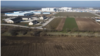 Drónfelvétel az iváncsai üzemről, 2023. február 14-én