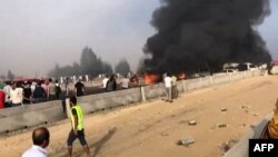 Sa mjesta nesreće sjeverno od Kaira, Egipat, 28. oktobra 2023.