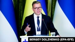 Прем'єр-міністро Фінляндії Петтері Орпо під час візиту до України. Київ, 23 серпня 2023 року