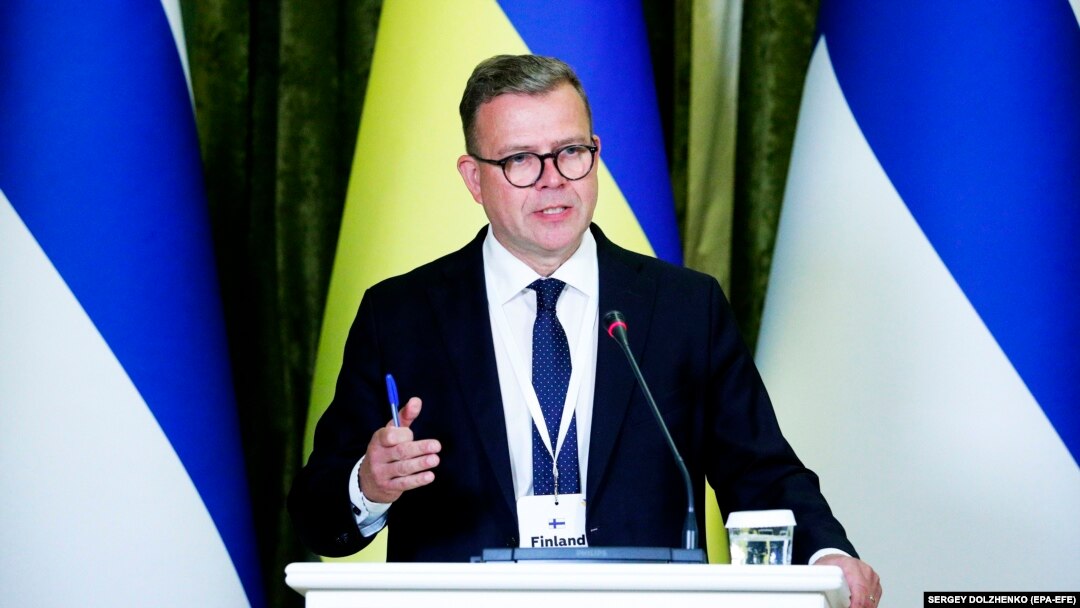 Finnish Prime Minister Petteri Orpo called the new law "a strong message to Russia, a strong message to our allies, that Finland takes care of its own security, we take care of the security of the EU border." (file photo)