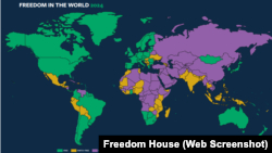 Globalna sloboda napravila je veliki korak unazad, upozorio je Freedom House