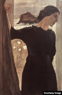 Валентин Серов. Портрет Марии Цейтлиной (матери Александры Прегель), 1910