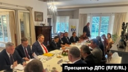  Снимка от срещата в белгийската резиденция 