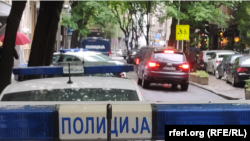 Policijski automobili u Beogradu. Ilustrativna fotografija
