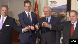 Zvaničnici nakon potpisivanja dokumenta, Vašington, 16. juni 2023.