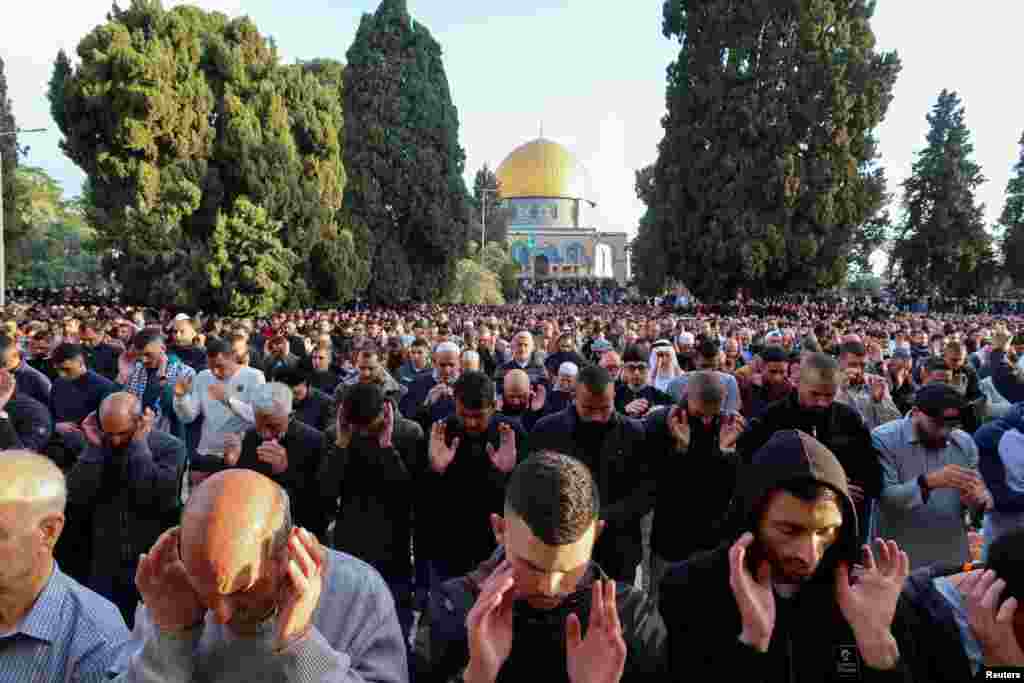 Ceremonia e faljes së Bajramit në Jerusalem.