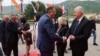 Milorad Dodik i Dragan Čović, predsjednici SNSD-a i HDZ-a BiH, tokom otvaranja mostarskog sajma privrede, 16. april 2024.