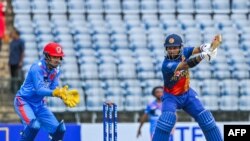 مسابقه میان تیم های ملی کریکت افغانستان و سریلانکا