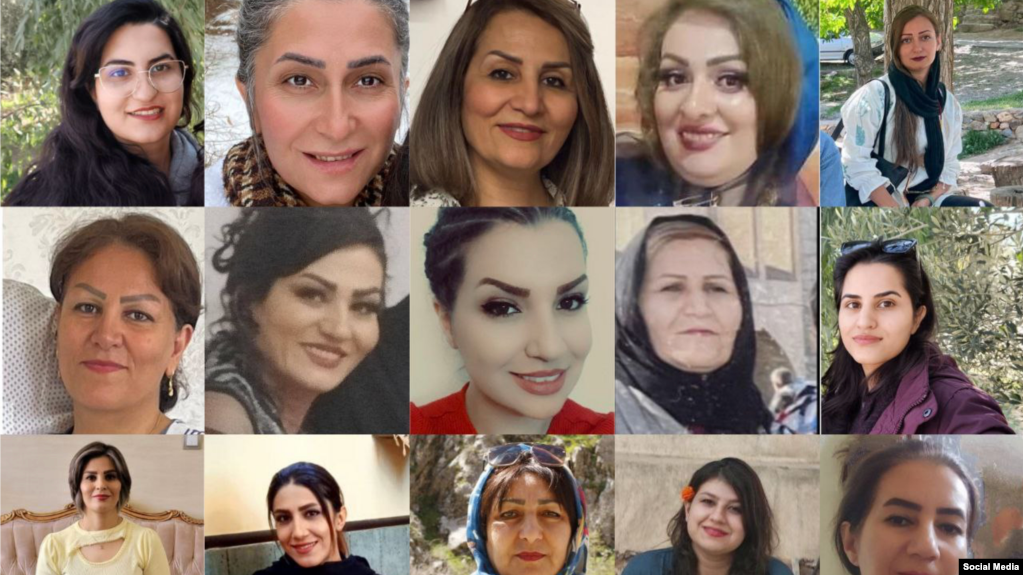 تصویری از ۱۵ زن بهائی که از سوی دادگاه انقلاب اصفهان درمجموع به ۷۵ سال زندان محکوم شدند