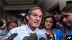 Jim Jordan u razgovoru sa novinarima, Washington, SAD, 13. oktobra 2023.