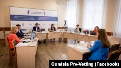 Comisia Pre-Vetting audiază o candidată la funcția de membru al Consiliul Superior al Magistraturii, iulie 2023.