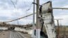 Фото обвалу мосту у Вязьмі, поширене МНС Росії