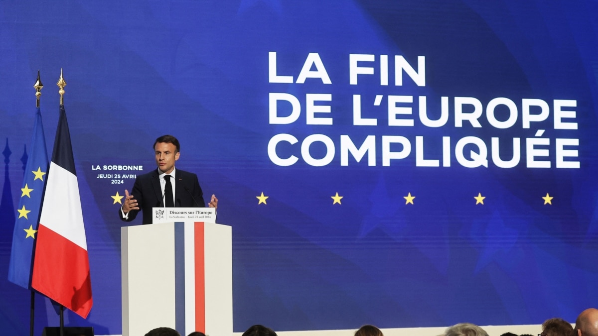 Today's Europe may die, Macron warns