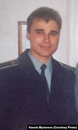 Денис Миронов під час служби в армії