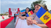 Lume adunată la ceremonia de învestire în funcție a fostei bașcane a Găgăuziei Evghenia Guțul, Comrat, iulie 2023