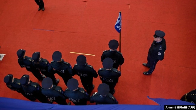 Ceremonia e diplomimit të policëve të rinj, prill 2024.