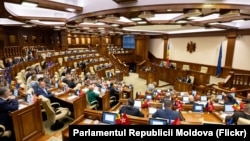 Imagine de la ședința Parlamentului Republicii Moldova din 16 mai 2024.