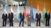 Канцлер Германии Олаф Шольц (третий справа) на встрече с лидерами стран Центральной Азии в Берлине. 29 октября 2023 года