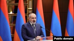 Armenia - Prime Minister Nikol Pashinian addresses prosecutors in Yerevan, July 1, 2023.