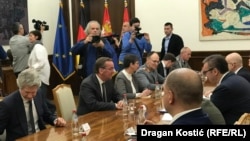 Sastanak delegacija Srbije i Nemačke koje su predvodili predsednik Aleksandar Vučić i ministar odbrane Boris Pistorijus