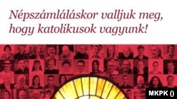 A Magyar Katolikus Egyház egyik, népszámlálás előtti reklámja