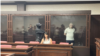 Денис Мурыга на оглашении приговора, фото пресс-службы суда
