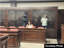 Денис Мурыга во время оглашения приговора