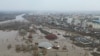 Россия. Оренбург. Подтопленные жилые дома, иллюстративное фото