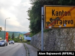 Linija entitetskog razgraničenja između Sarajeva i Istočnog Sarajeva, 5. juli 2023.