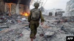 Израильский солдат в секторе Газа.