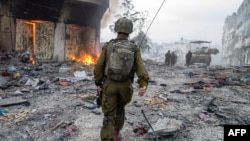 Fotografija vojnika u Pojasu Gaze koju je objavila izraelska vojska 22. decembra 2023.