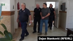 Andrij Naumov nakon izricanja prvostepene presude za pranje novca u Višem sudu u Nišu, 29. septembar 2023. 
