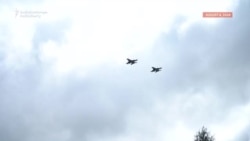 Zelenskiy Welcomes First F-16 Fighter Jets In Ukrainian Skies