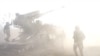 Ukraine - soldiers with long-range artillery - AFP screen grab