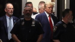 Donald Trump sosește la Tribunalul din New York