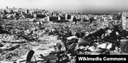 Хама шаарынын 1982-ж. кыргындан кийинки көрүнүшү.
